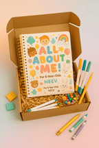 ALL ABOUT ME - NEEV_Box for Your 5 - Year - Old – Fun Screen - Free Activities & 30+ Reusable Learning Games for Kids Age Binder | Educational Activity Kit by Neev Kids