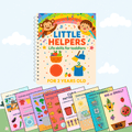 Little Helpers (2 Years Old) – Fun Screen - Free Activities & 30+ Reusable Learning Games for Kids Age Binder | Educational Activity Kit by Neev Kids