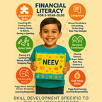 Money Smart Kids - Financial Literacy (5 Years Old) – Fun Screen - Free Activities & 30+ Reusable Learning Games for Kids Age Binder | Educational Activity Kit by Neev Kids