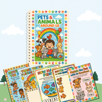 Pets & Animals Around Us (3 Years Old) – Fun Screen - Free Activities & 30+ Reusable Learning Games for Kids Age Binder | Educational Activity Kit by Neev Kids